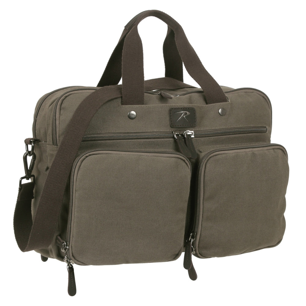 Rothco Canvas Briefcase Backpack 613902027831 | All Security Equipment - 1