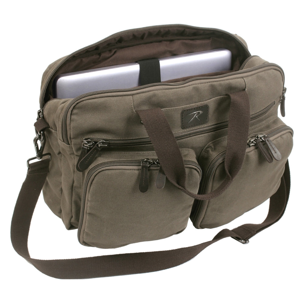 Rothco Canvas Briefcase Backpack 613902027831 | All Security Equipment - 2