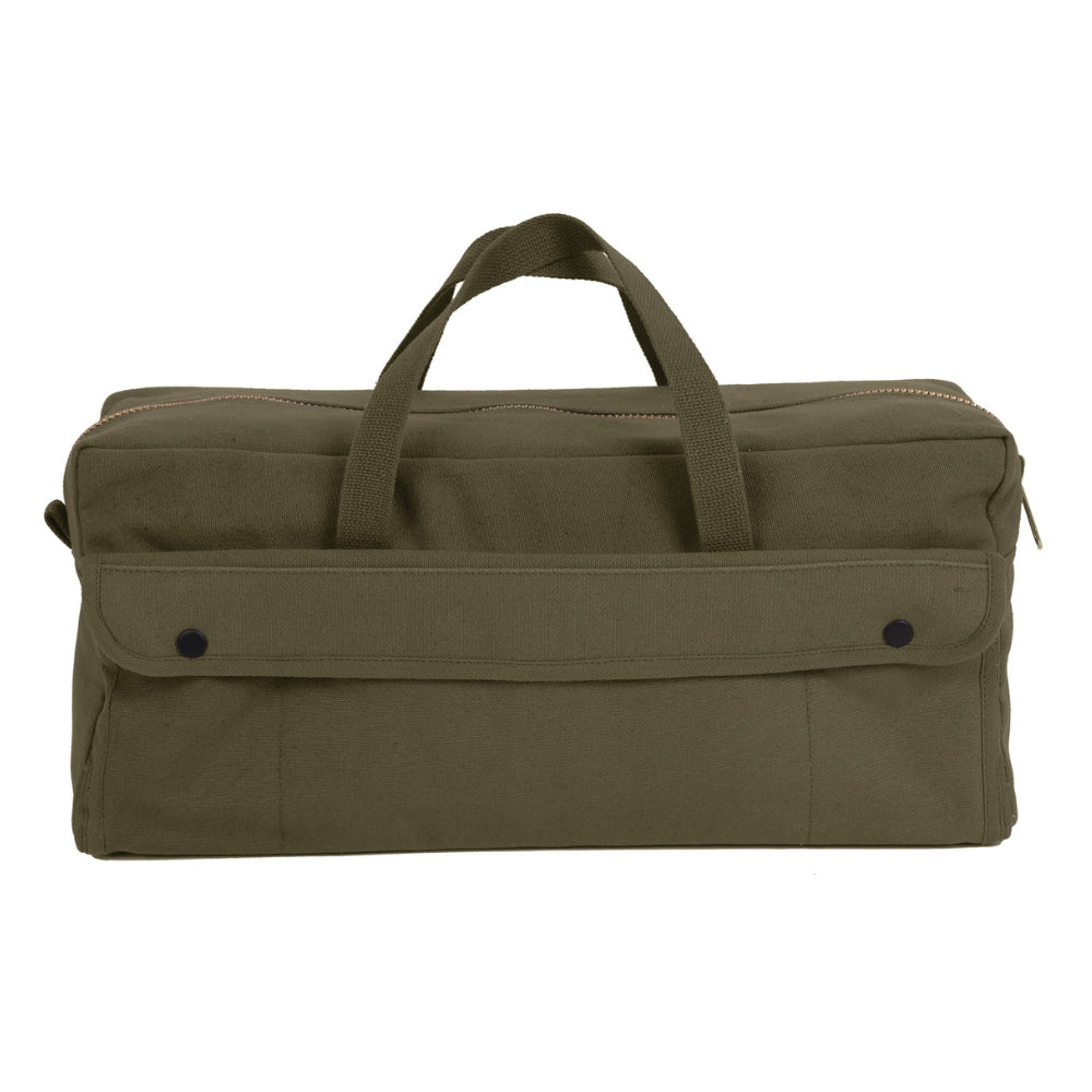Rothco Canvas Jumbo Tool Bag With Brass Zipper | All Security Equipment - 1