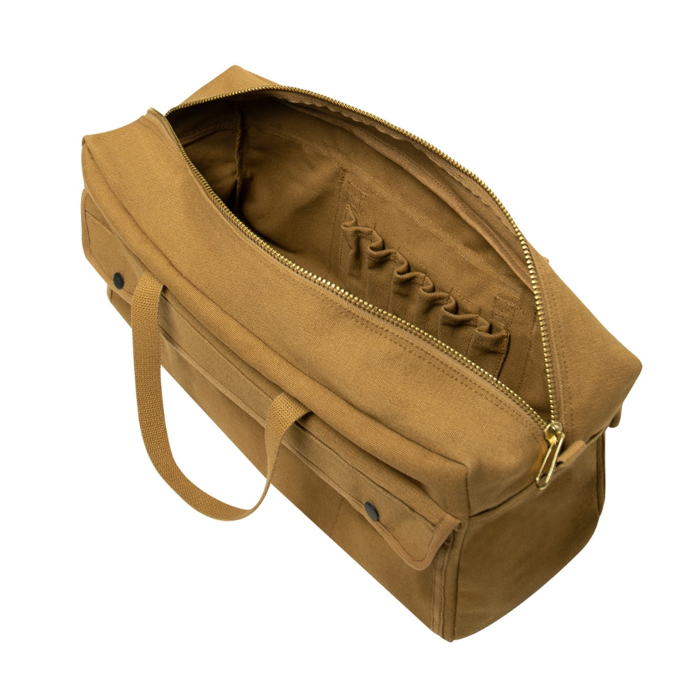 Rothco Canvas Jumbo Tool Bag With Brass Zipper | All Security Equipment - 10