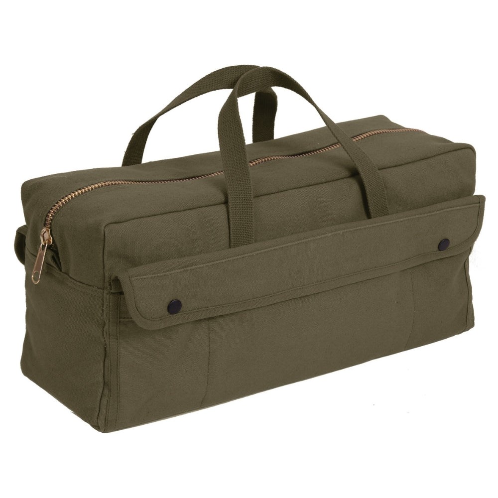 Rothco Canvas Jumbo Tool Bag With Brass Zipper | All Security Equipment - 2