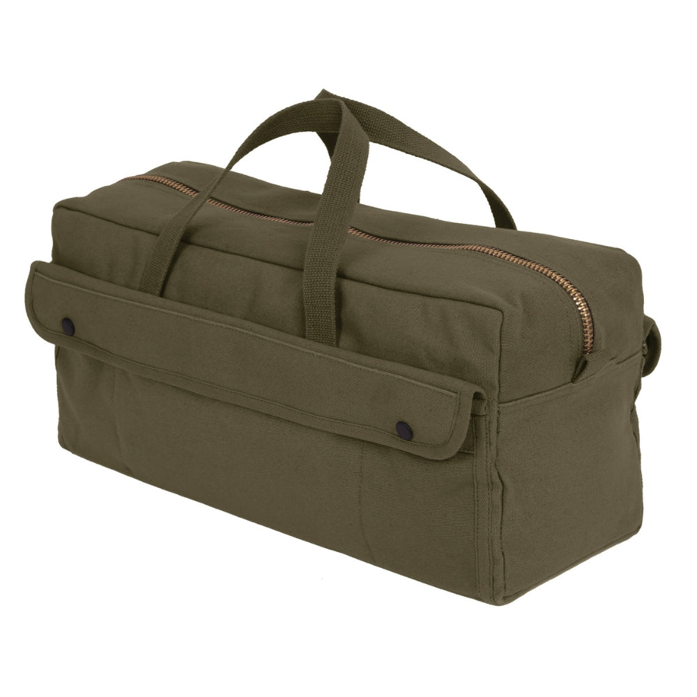 Rothco Canvas Jumbo Tool Bag With Brass Zipper | All Security Equipment - 3