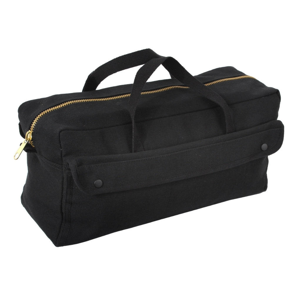 Rothco Canvas Jumbo Tool Bag With Brass Zipper | All Security Equipment - 5