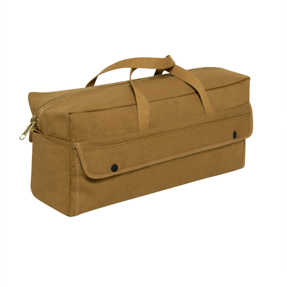Rothco Canvas Jumbo Tool Bag With Brass Zipper | All Security Equipment - 8