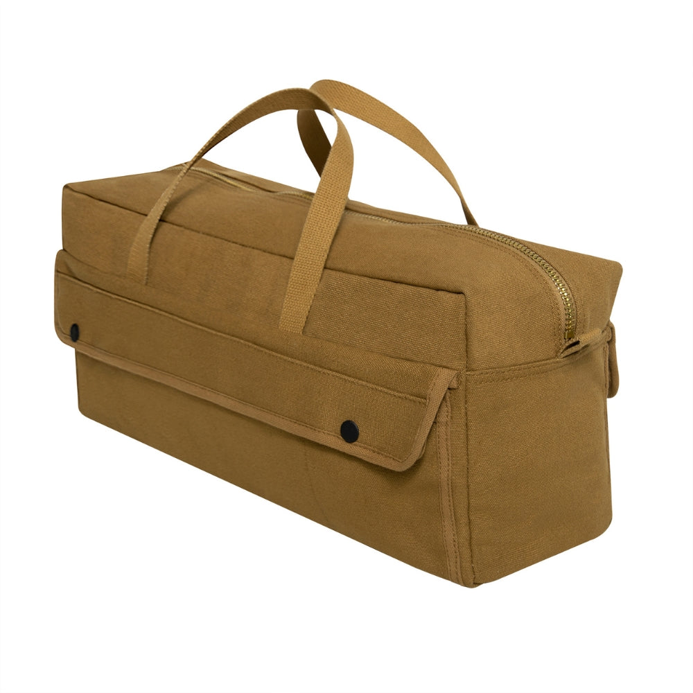 Rothco Canvas Jumbo Tool Bag With Brass Zipper | All Security Equipment - 9
