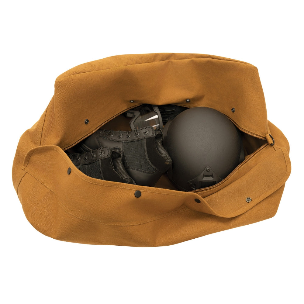 Rothco Canvas Parachute Cargo Bag (Work Brown) 613902038981 - 7