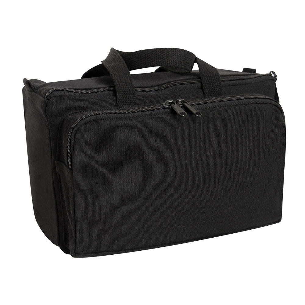 Rothco Canvas Tactical Shooting Range Bag - Black 613902035096 - 1