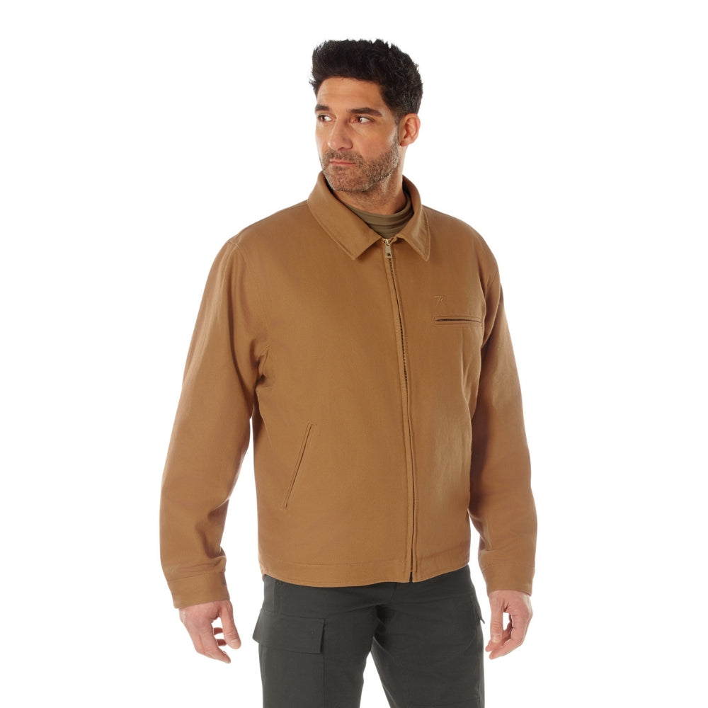 Rothco Canvas Work Jacket (Work Brown) | All Security Equipment - 1