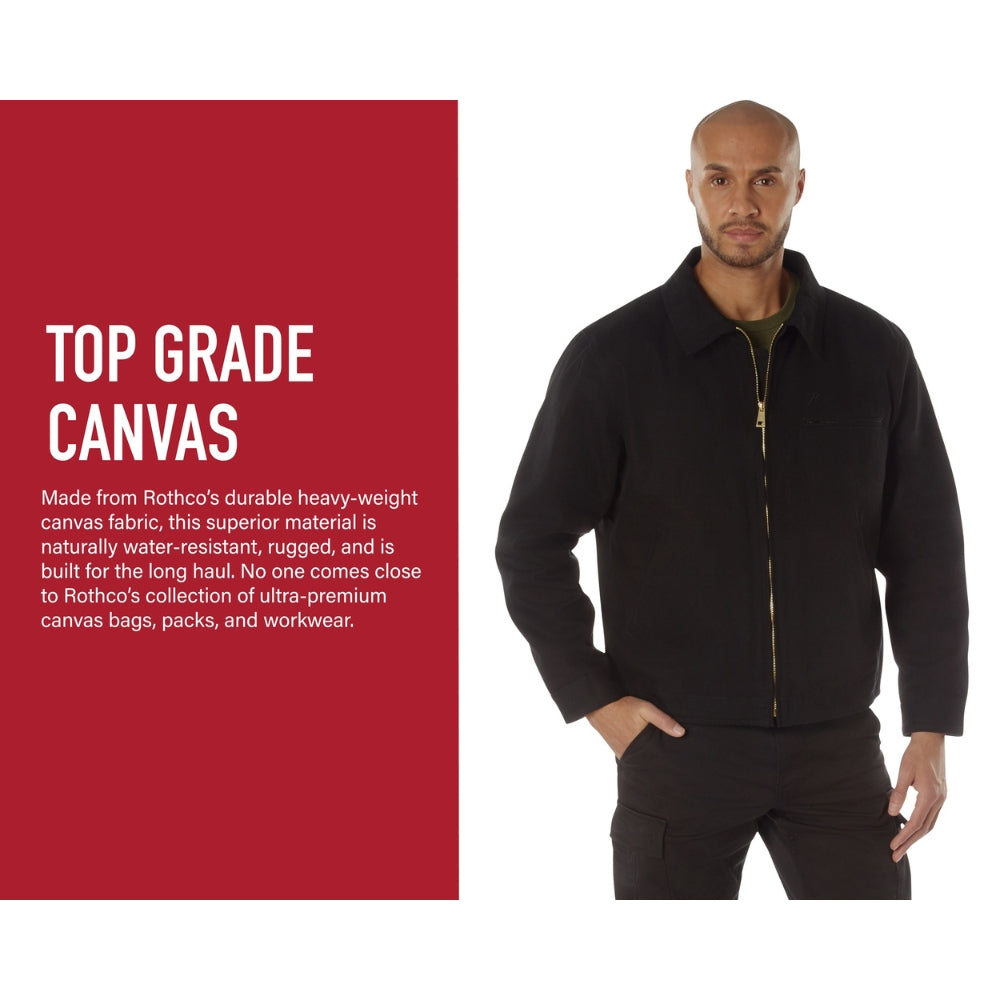 Rothco Canvas Work Jacket (Work Brown) | All Security Equipment - 11