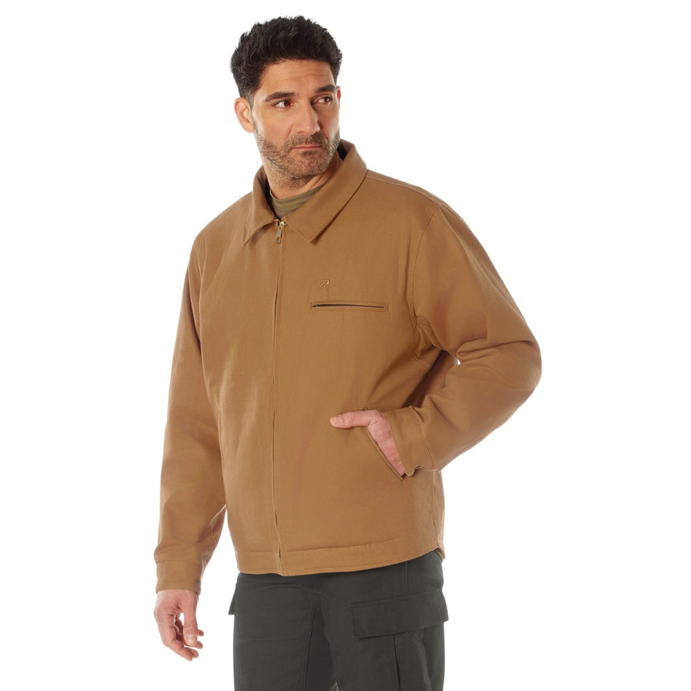 Rothco Canvas Work Jacket (Work Brown) | All Security Equipment - 2