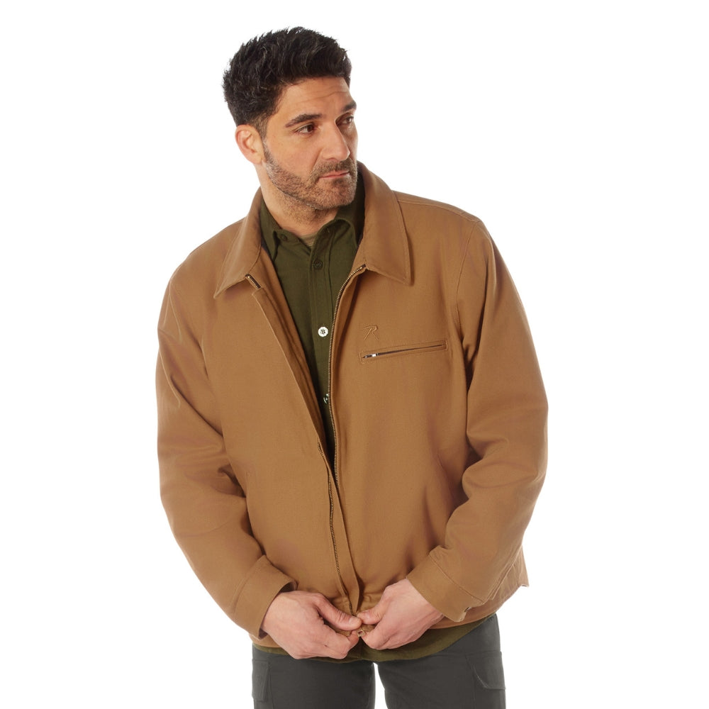 Rothco Canvas Work Jacket (Work Brown) | All Security Equipment - 5