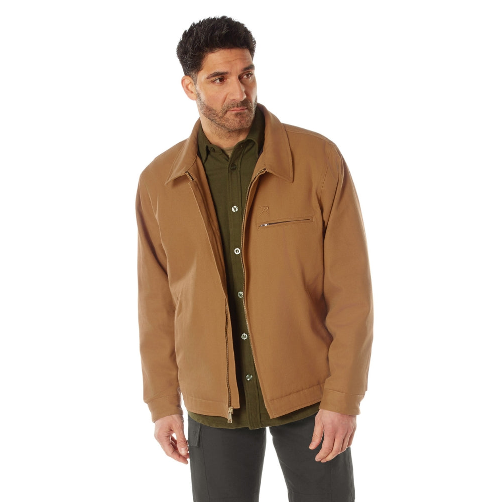 Rothco Canvas Work Jacket (Work Brown) | All Security Equipment - 6