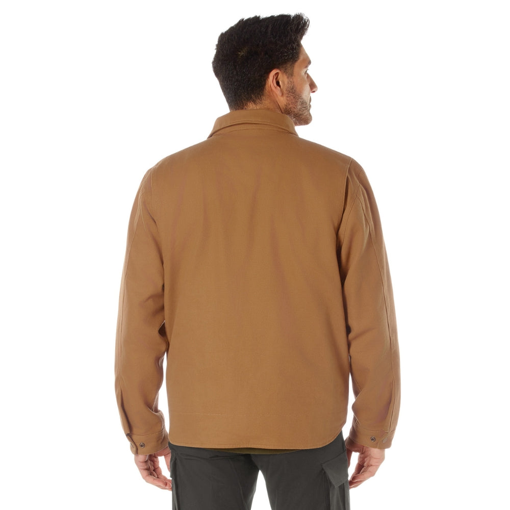 Rothco Canvas Work Jacket (Work Brown) | All Security Equipment - 7