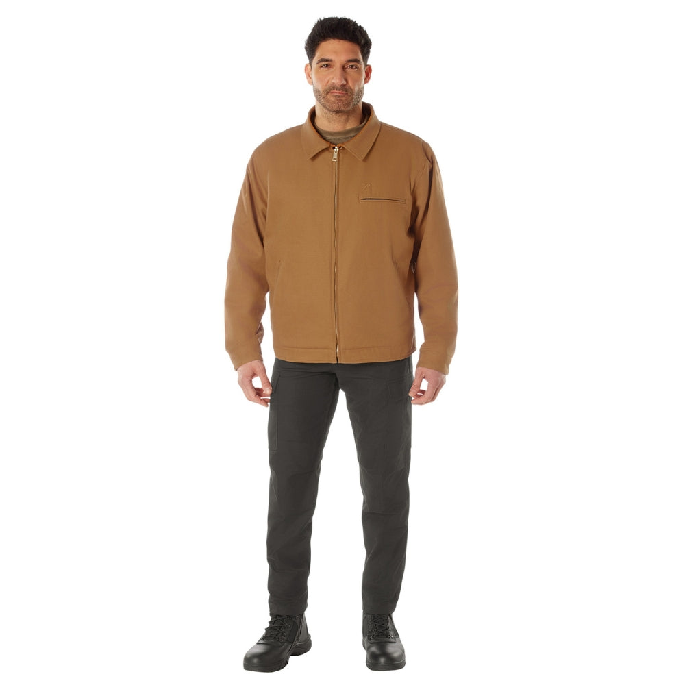 Rothco Canvas Work Jacket (Work Brown) | All Security Equipment - 8