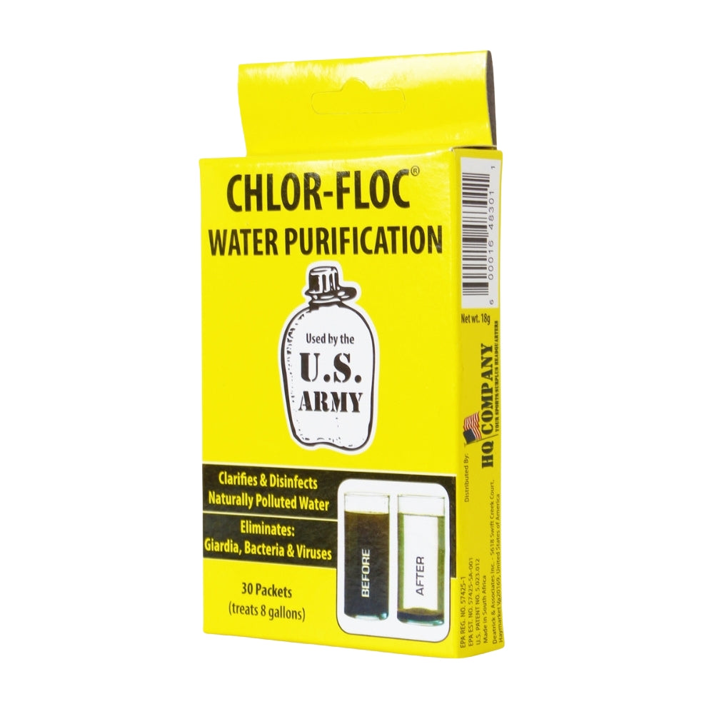 Rothco Chlor Floc Military Water Purification Powder Packets 600016483011 - 3