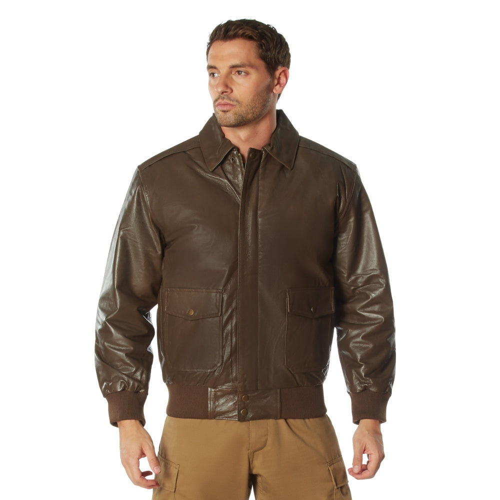 Rothco Classic A-2 Leather Flight Jacket | All Security Equipment