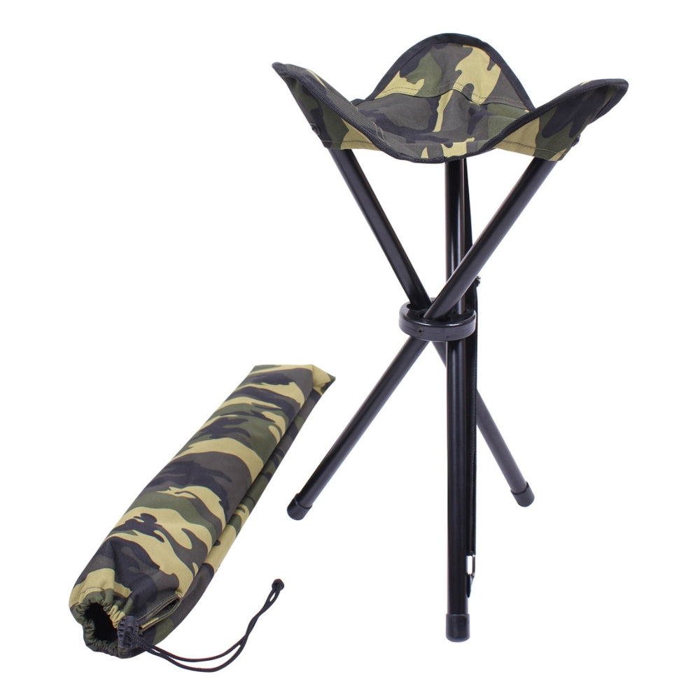 Rothco Collapsible Stool With Carry Strap | All Security Equipment - 2