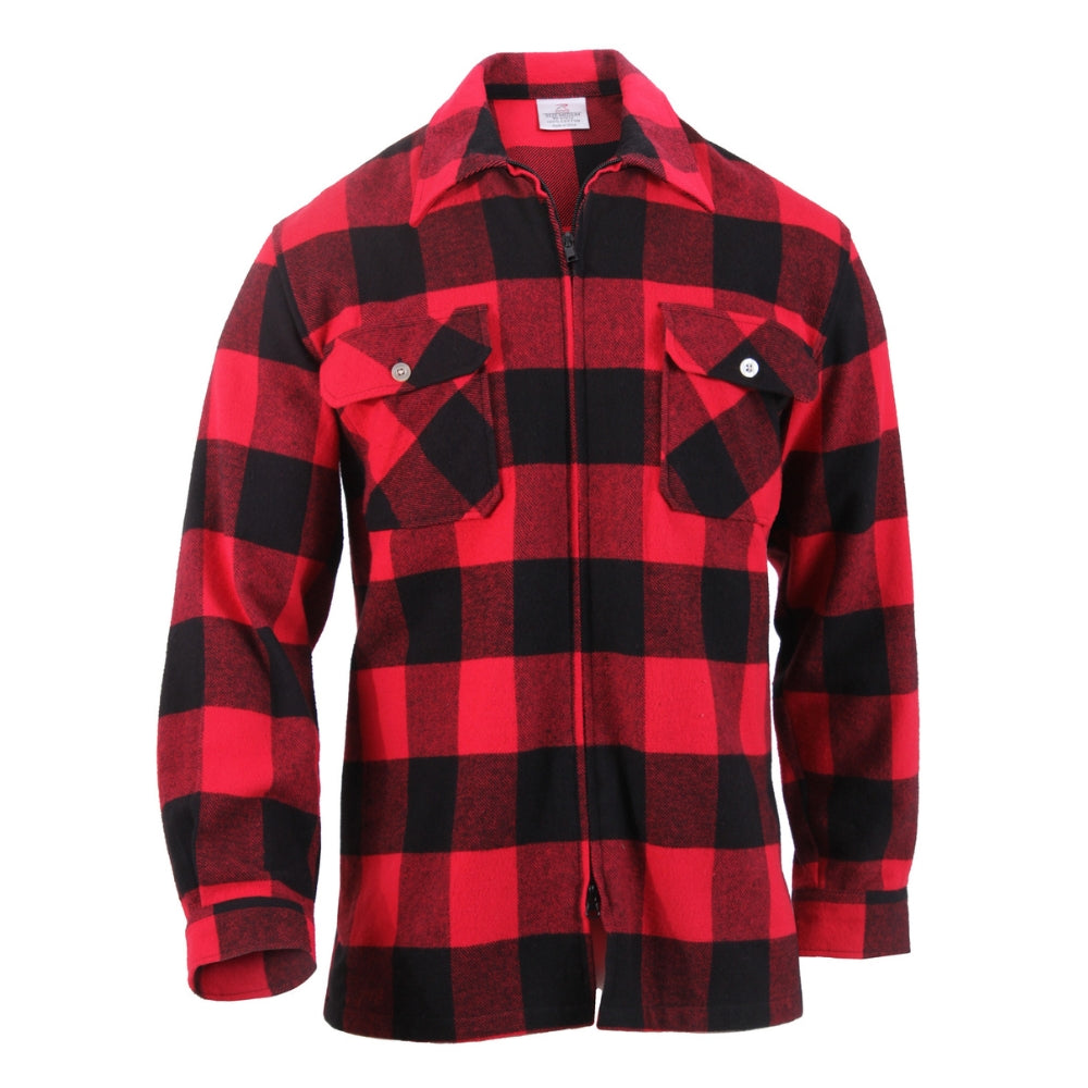 Rothco Concealed Carry Flannel Shirt (Red) | All Security Equipment - 1