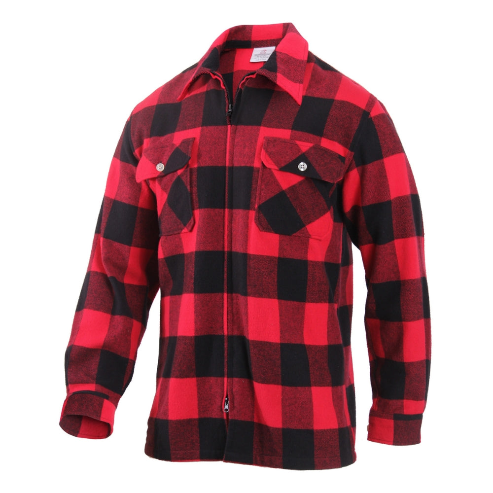 Rothco Concealed Carry Flannel Shirt (Red) | All Security Equipment - 2