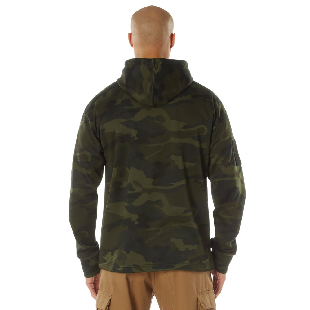 Rothco Concealed Carry Midnight Camo Hoodie (Midnight Woodland Camo) - 6