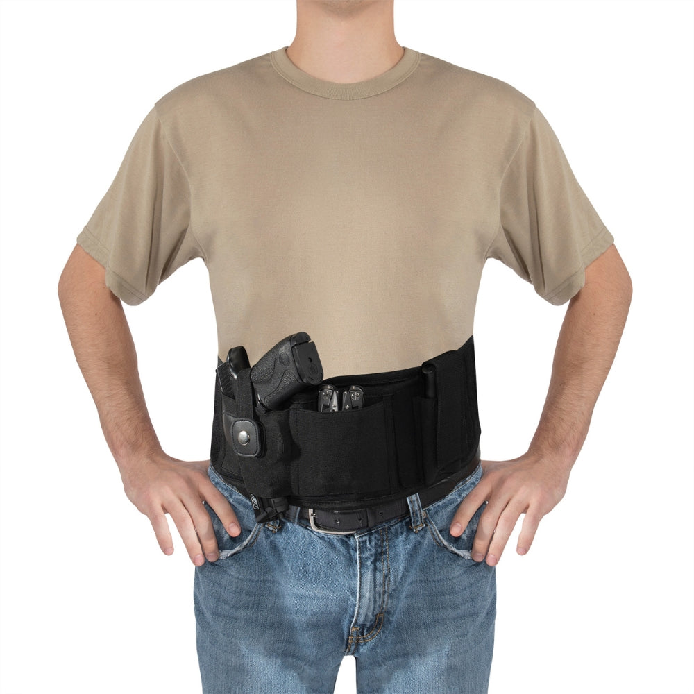 Tactical Belly Band Gun Holster Concealed Carry Waist Band Pistol