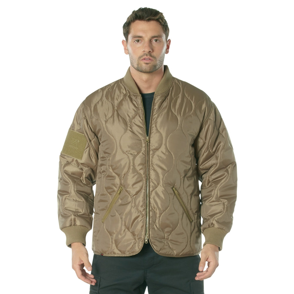 Rothco Concealed Carry Quilted Woobie Jacket (Coyote Brown)