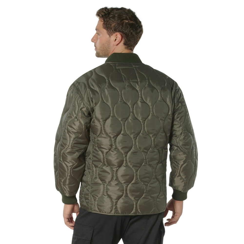 Rothco Concealed Carry Quilted Woobie Jacket (Olive Drab) - 4