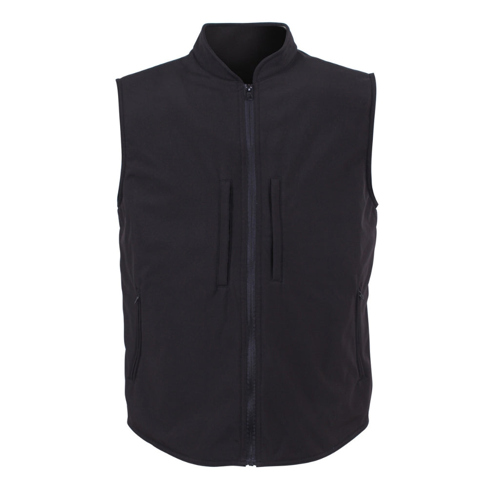 Rothco Concealed Carry Soft Shell Vest (Black) | All Security Equipment - 1