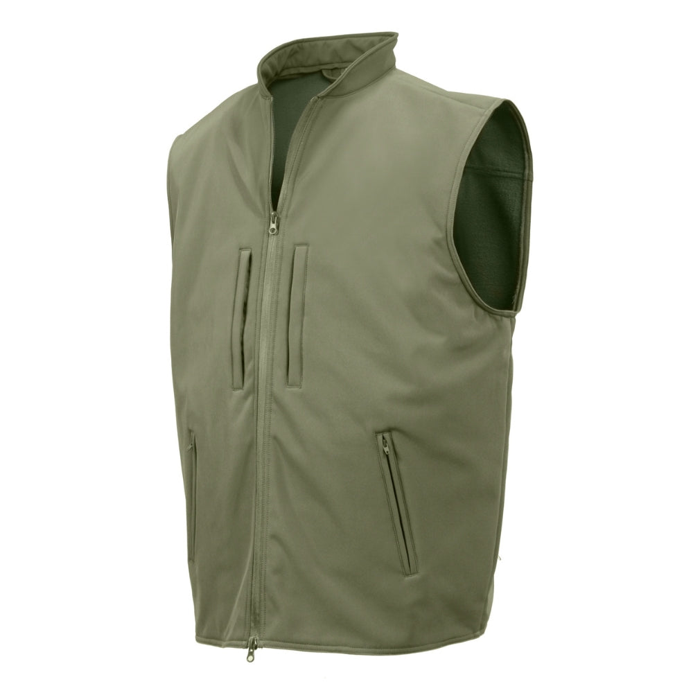 Rothco Concealed Carry Soft Shell Vest (Olive Drab)