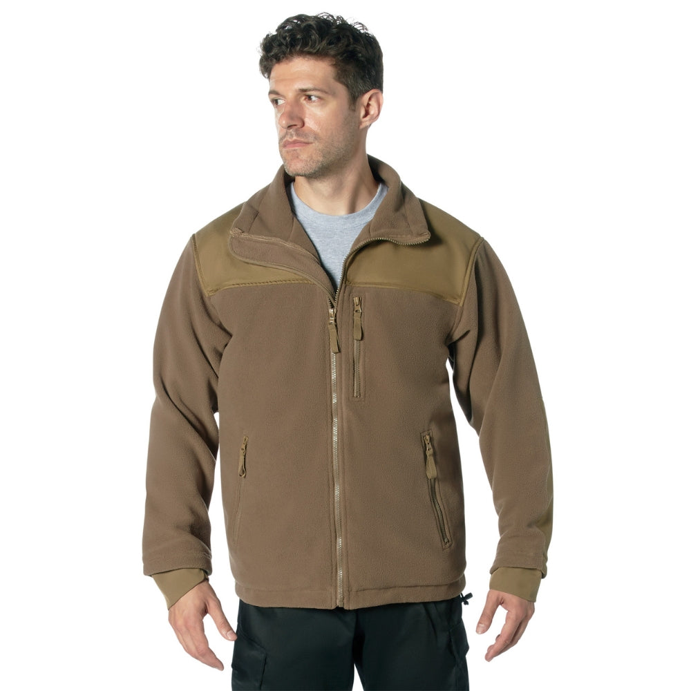 Rothco Concealed Carry Spec Ops Fleece Jacket (Coyote Brown) - 1