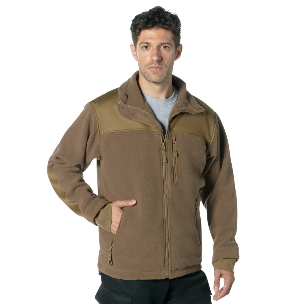 Rothco Concealed Carry Spec Ops Fleece Jacket (Coyote Brown) - 2