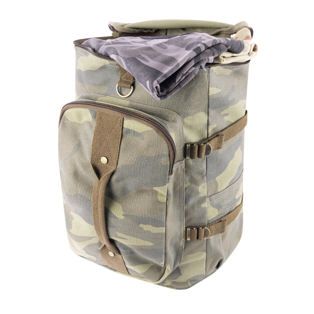 Rothco Convertible Canvas Duffle / Backpack - 19 Inches - 21