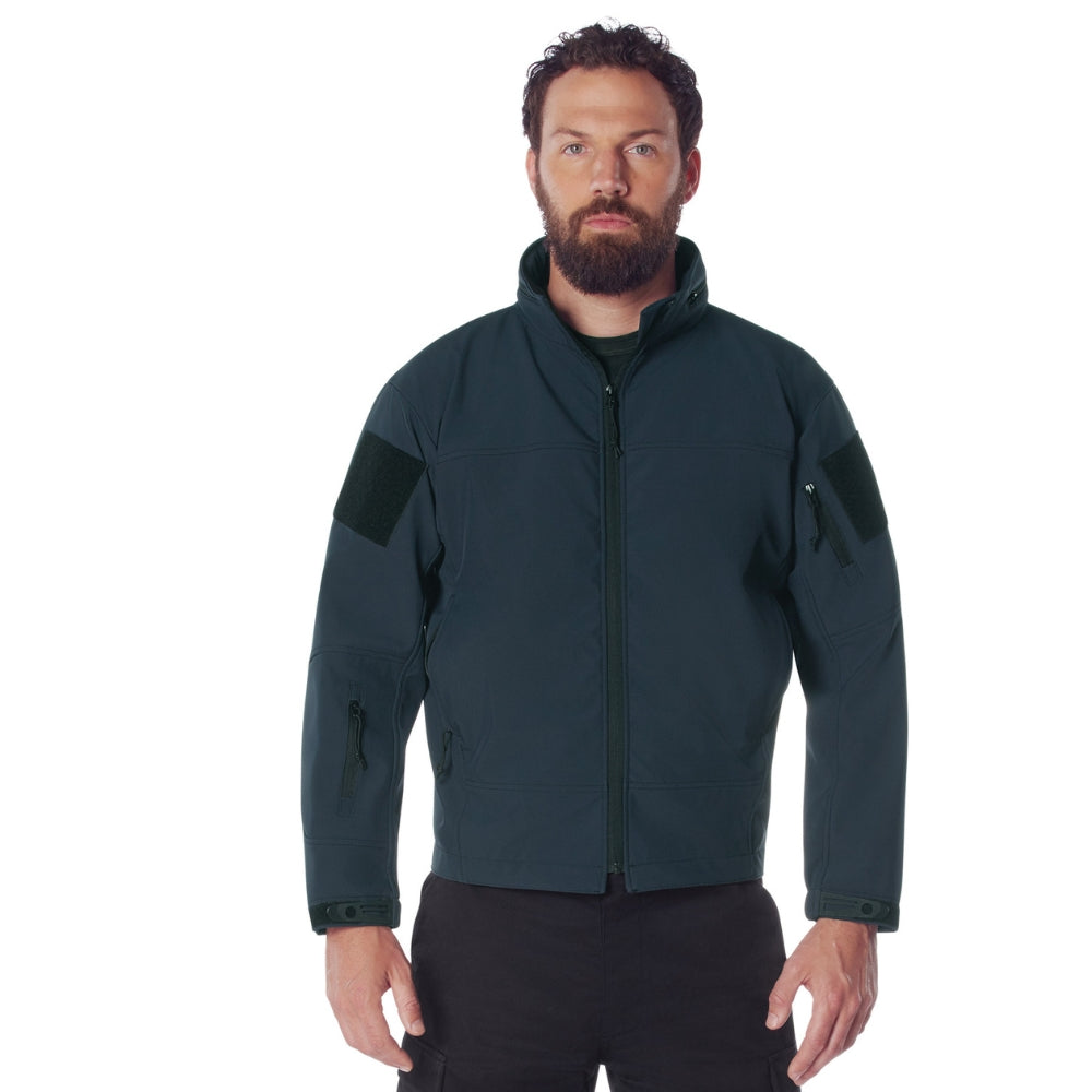 Rothco Covert Ops Lightweight Soft Shell Jacket (Midnight Navy Blue) - 1