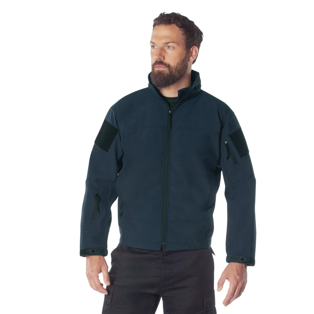 Rothco Covert Ops Lightweight Soft Shell Jacket (Midnight Navy Blue) - 2