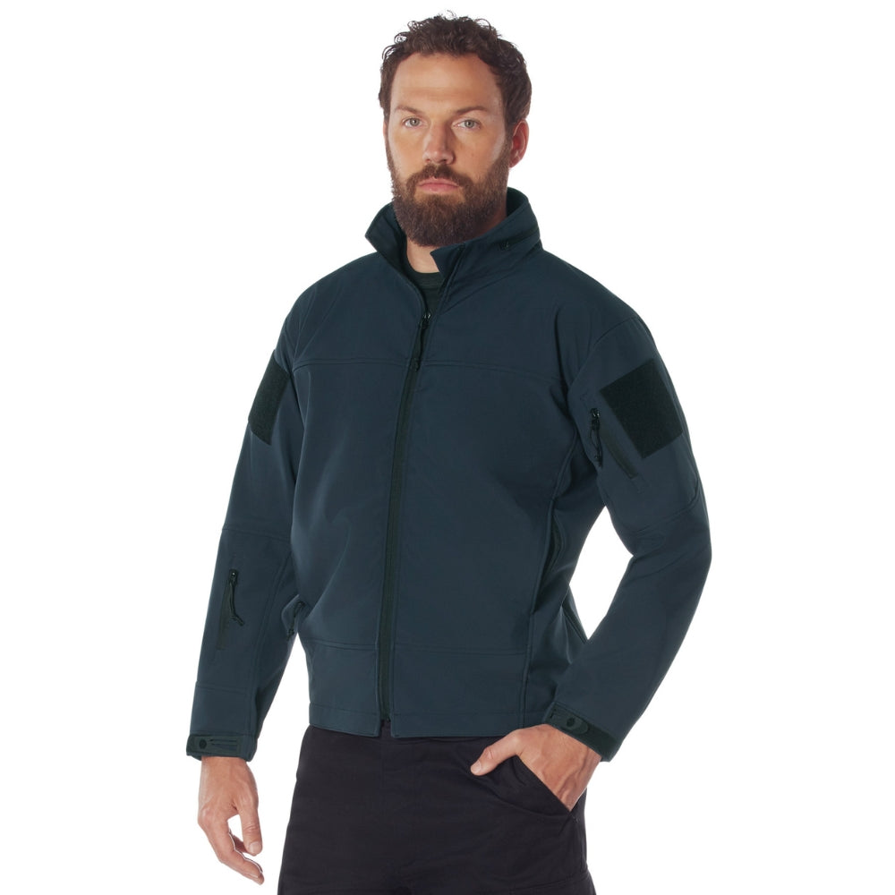 Rothco Covert Ops Lightweight Soft Shell Jacket (Midnight Navy Blue) - 3