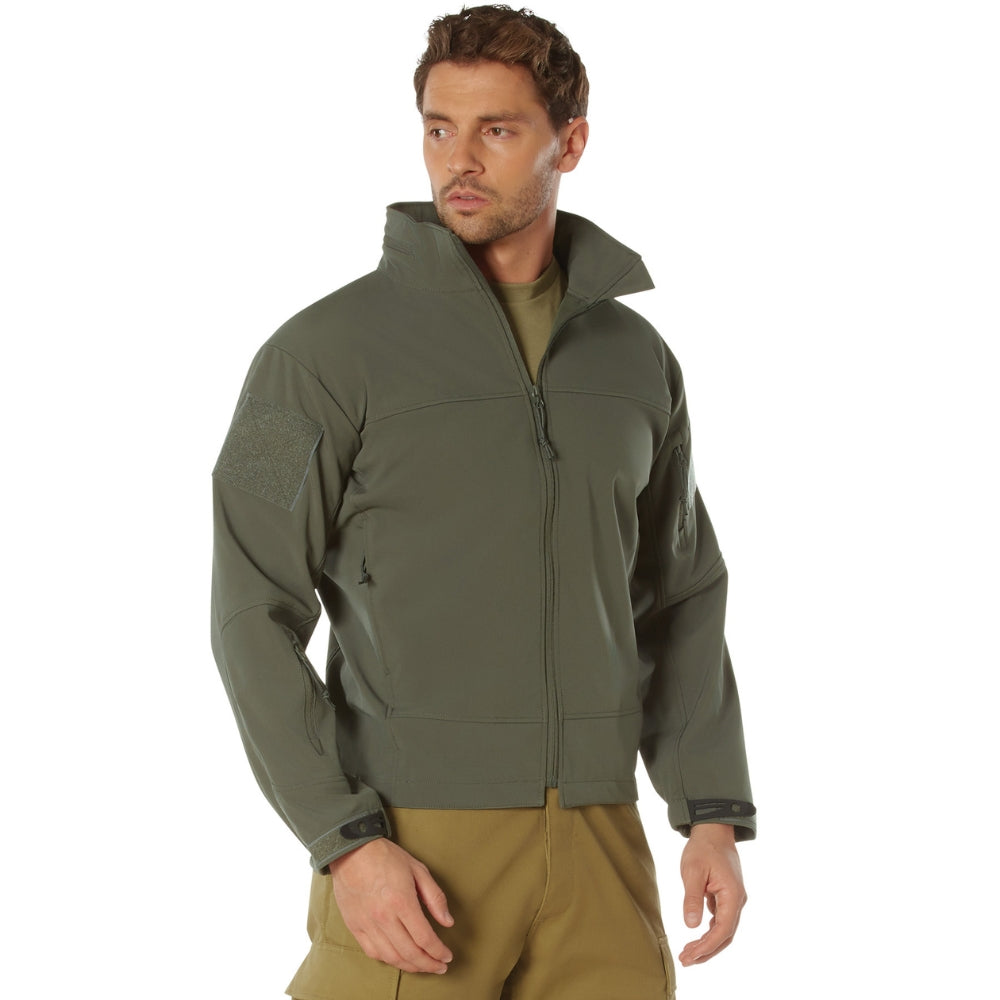 Rothco Covert Ops Lightweight Soft Shell Jacket (Olive Drab)