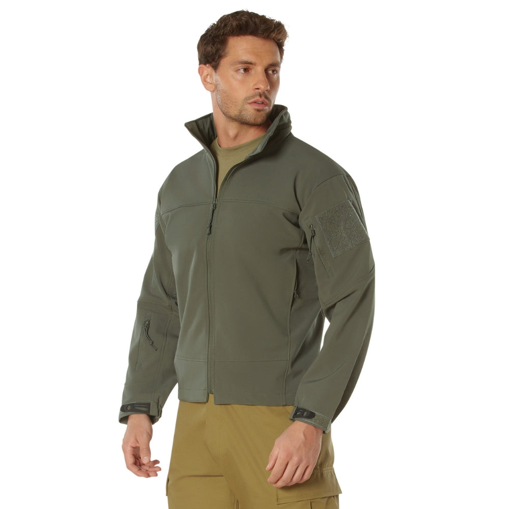 Rothco Covert Ops Lightweight Soft Shell Jacket (Olive Drab) - 2