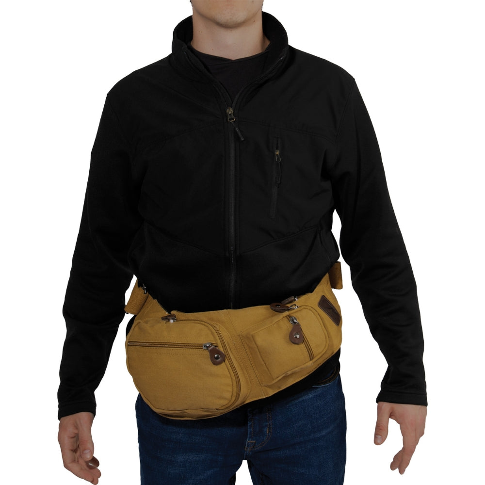 Rothco Crossbody Canvas Sling Bag | All Security Equipment - 12