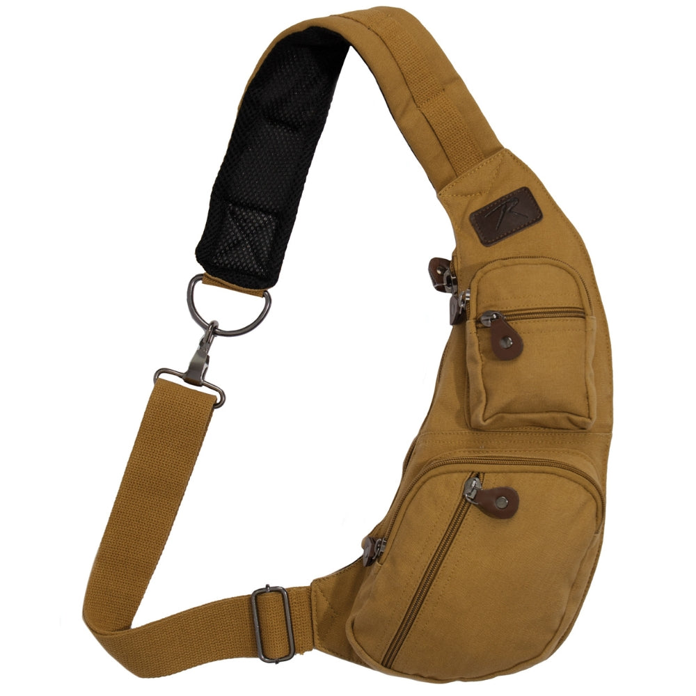 Rothco Crossbody Canvas Sling Bag | All Security Equipment - 9