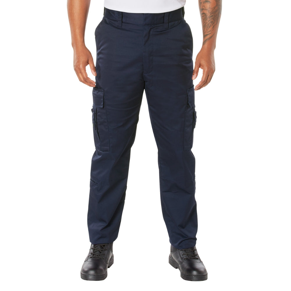 Rothco Deluxe EMT Paramedic Pants (Navy Blue) | All Security Equipment - 1
