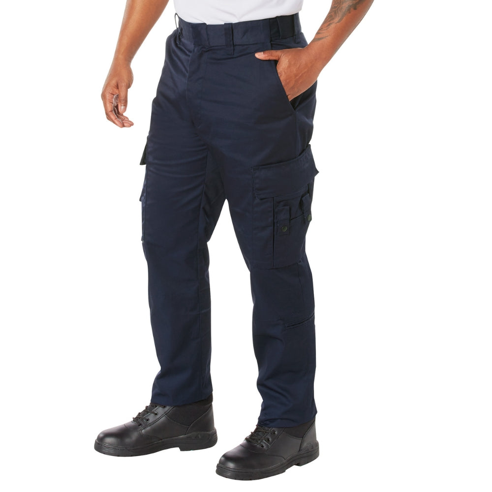 Rothco Deluxe EMT Paramedic Pants (Navy Blue) | All Security Equipment - 2