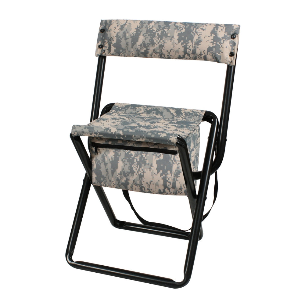 Rothco Deluxe Folding Stool With Pouch | All Security Equipment - 1