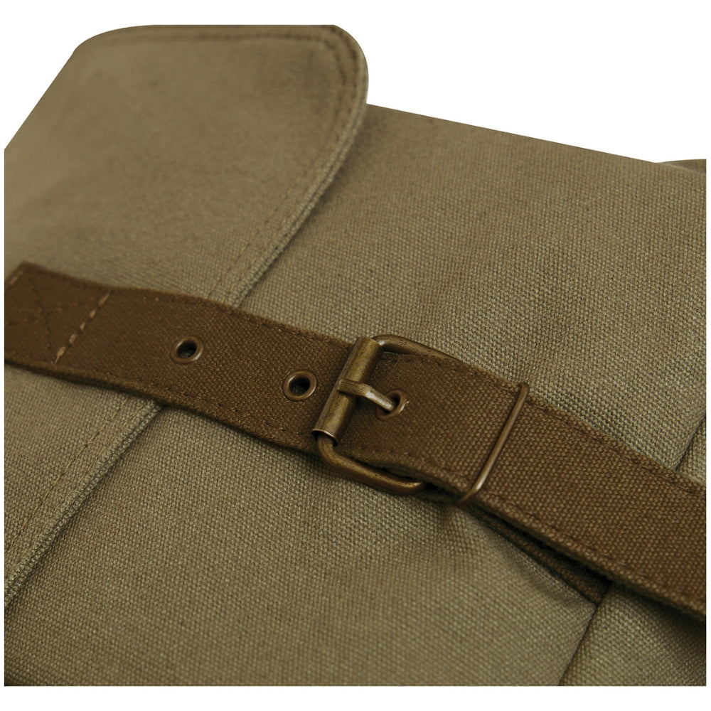 Rothco Deluxe Vintage Canvas Messenger Bag - Olive Drab 613902027596 - 5