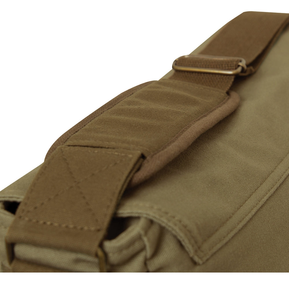 Rothco Deluxe Vintage Canvas Messenger Bag - Olive Drab 613902027596 - 6