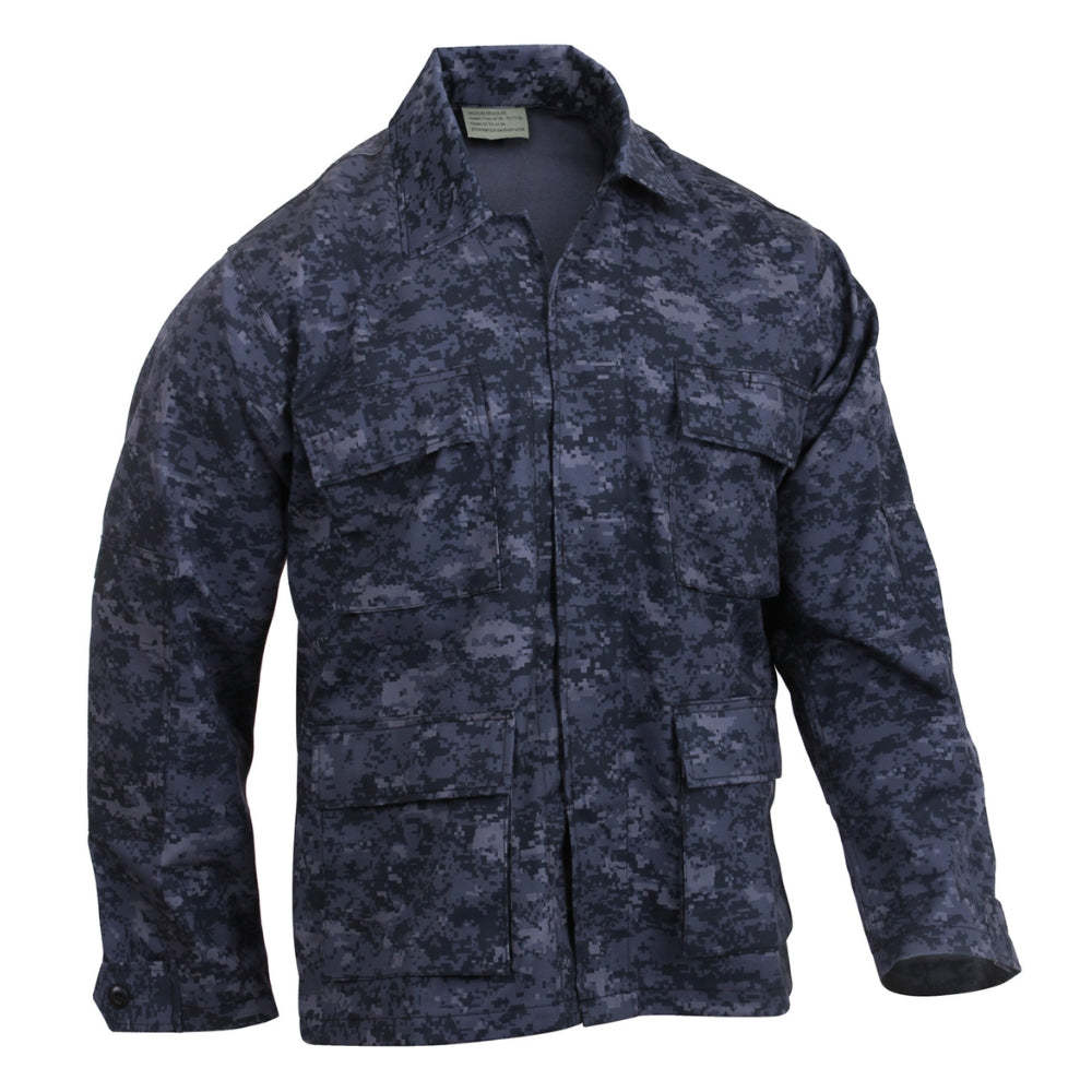 Rothco Digital Camo BDU Shirts - Midnight Digital Camo, S Rothco Digital Camo BDU Shirts - Midnight Digital Camo, S