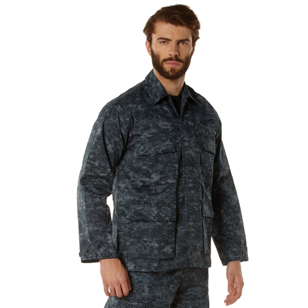 Rothco Digital Camo BDU Shirts (Midnight Digital Camo) - 2