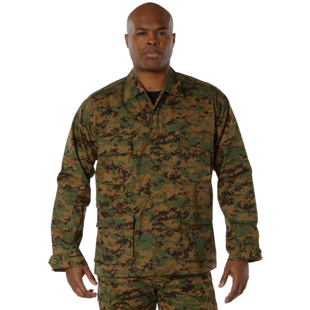 Rothco Digital Camo BDU Shirts (Woodland Digital Camo) - 1