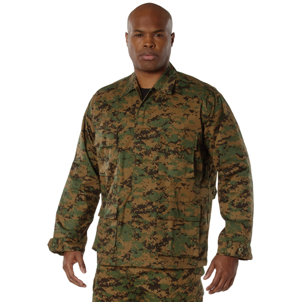 Rothco Digital Camo BDU Shirts (Woodland Digital Camo) - 2