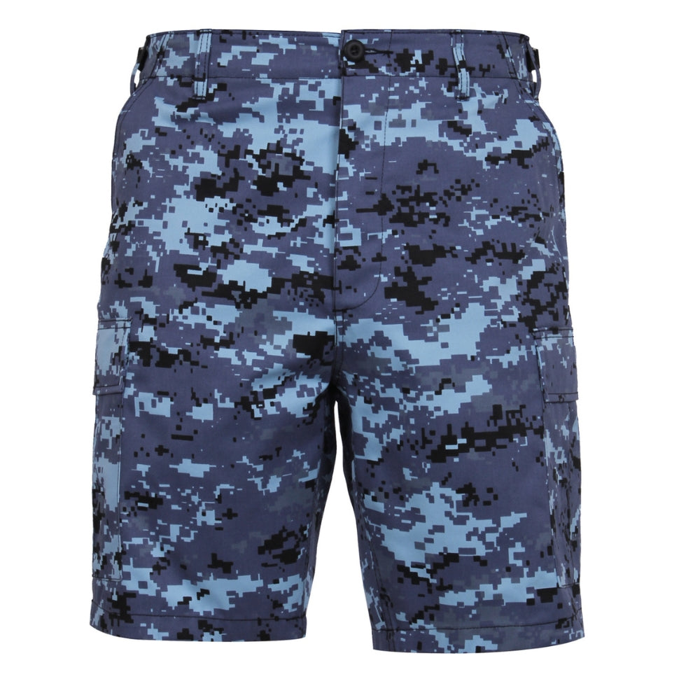 Rothco Digital Camo BDU Shorts (Sky Blue Digital Camo) - 1