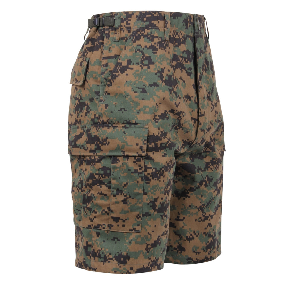 Rothco Digital Camo BDU Shorts (Woodland Digital Camo) - 2